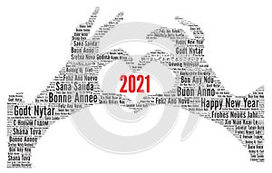 Happy New Year 2021 in different languages