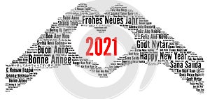 Happy New Year 2021 in different languages