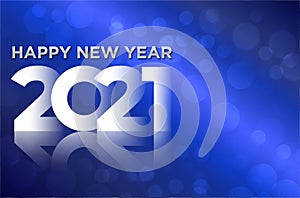 Happy New Year 2021. vector