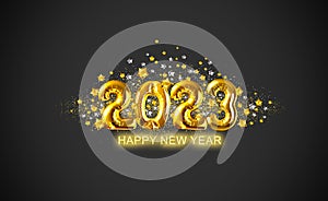 Happy New Year 2023, background