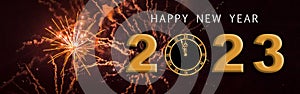 Happy New Year 2023 banner