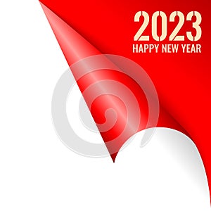 Happy New Year 2023 calendar design