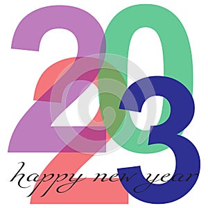 Happy new year 2023 letters