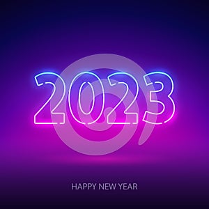 Happy New Year 2023 Neon Sign