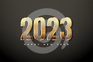 Happy new year 2023 vector