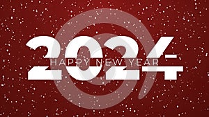 Happy New Year 2024 Animated Title With Melt Effect