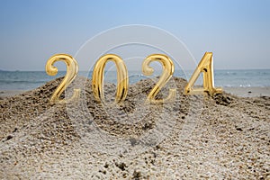Happy New Year 2024 concept image with text
