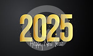 Happy New Year 2025 Background Design