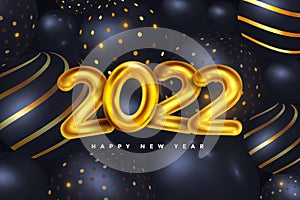 Happy New Year 2022 background