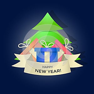 Happy New Year banner