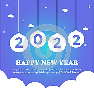 Happy new year banner design