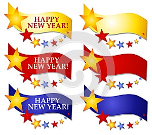 Happy New Year Banners or Logos 2