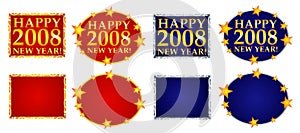 Happy New Year Banners or Logos 3