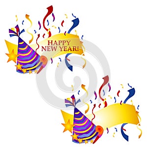 Happy New Year Banners or Logos