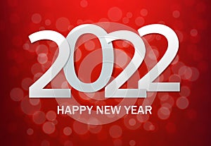 Happy New Year Card With Text photo