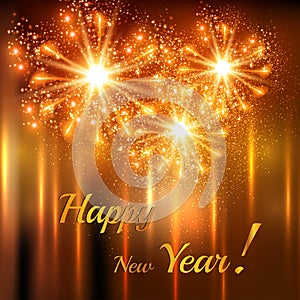 Happy New Year celebration background