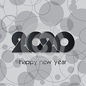 2020 Happy New Year or Christmas background
