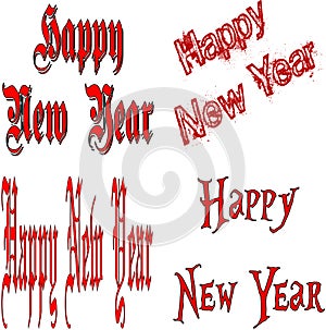 Happy New Year Collage