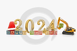 Happy new year concept 2024