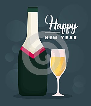 Happy new year design