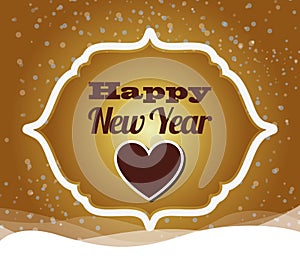 Happy new year design