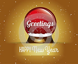 Happy new year design