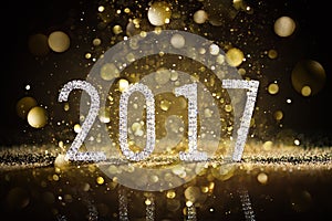 Happy New Year 2017 - Diamonds Numbers