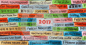 Happy New Year in different languages