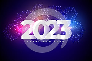 happy new year 2023 grand celebration background design