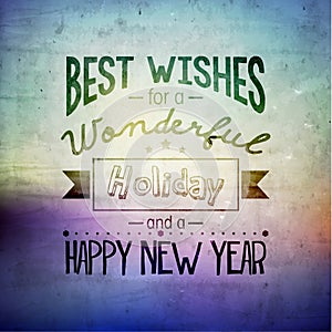 Happy New Year Greetings Vector Design