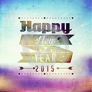 Happy New Year Greetings Vector Design