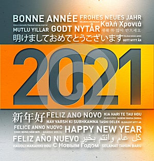 Happy new year greetings from the world