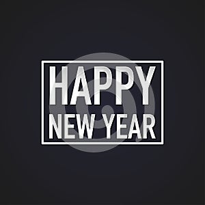Happy new year modern background banner vector