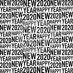 Happy new year modern background banner vector
