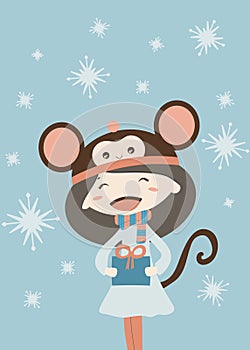 Happy new year monkey