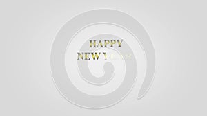 Happy new year text banner