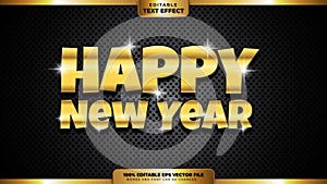 Happy New Year Text Effect, Editable Text Effect