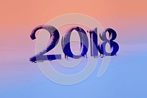 Happy new year 2018 theme photo