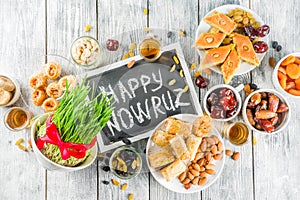 Happy Nowruz holiday background