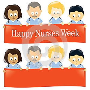 Happy Nurses Week Isolated photo