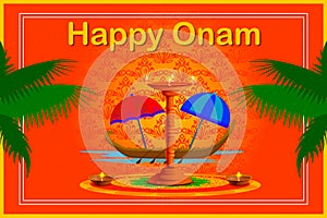Happy Onam Festival background