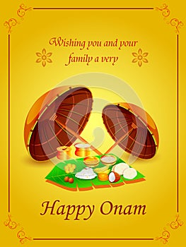 Happy Onam Festival Background