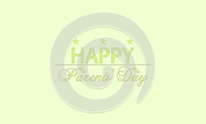 Happy Parents\' Day Memorable with These Text Design