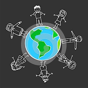 Happy People Around The World