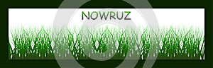 Happy Persian New Year Nowruz vector illustration. greeting card, poster and banner