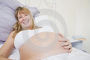 Happy Pregnant Woman