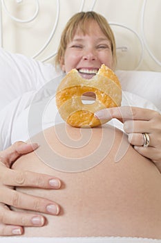 Happy Pregnant Woman