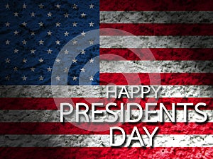 Happy Presidents day greeting card