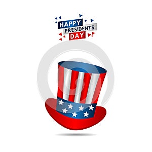 Happy Presidents Day Vector Template Design Illustration