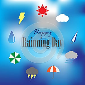 Happy rainning day